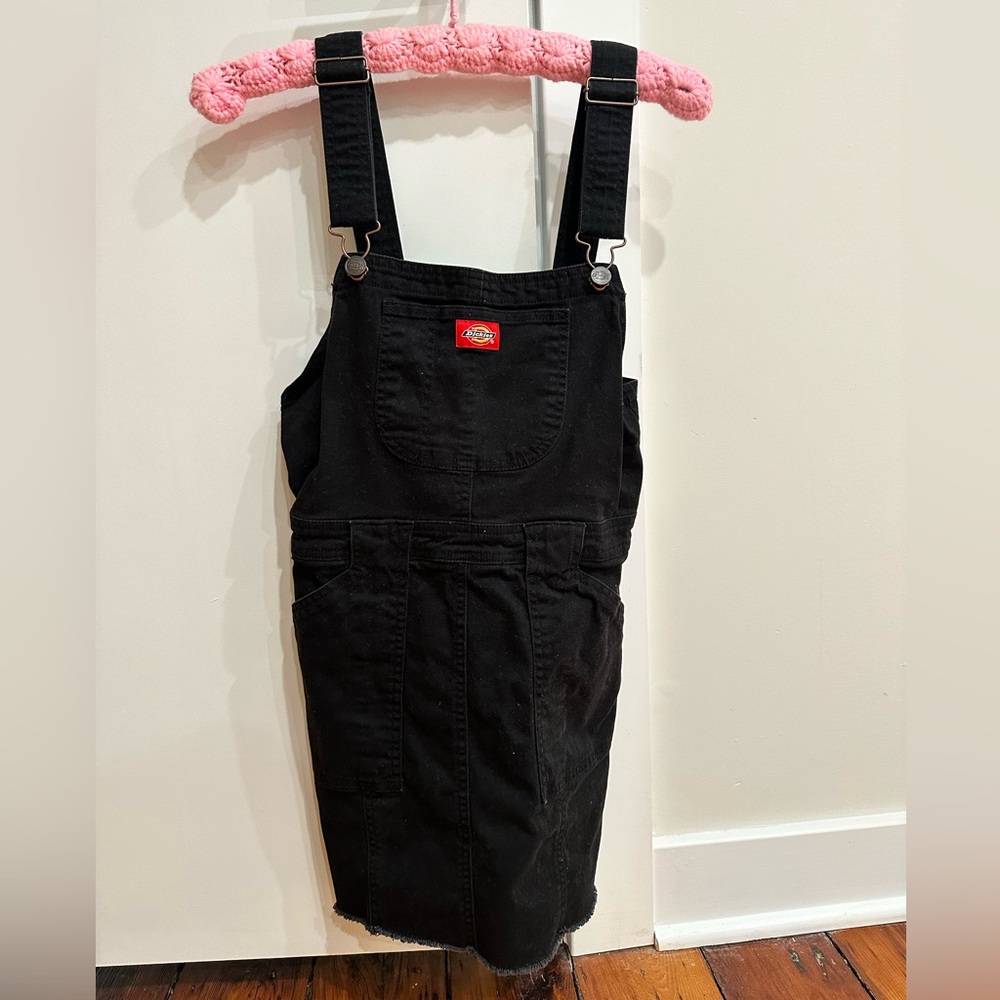 Dickies Bib Overall Dress Black Women’s XS